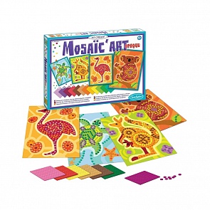 Набор для творчества – Мозаика непрозрачная Животные, с картинками (SentoSpherE, 954k)